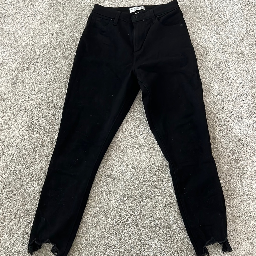 Abercrombie & Fitch. Curve Love high rise super skinny ankle jeans. Worn once.